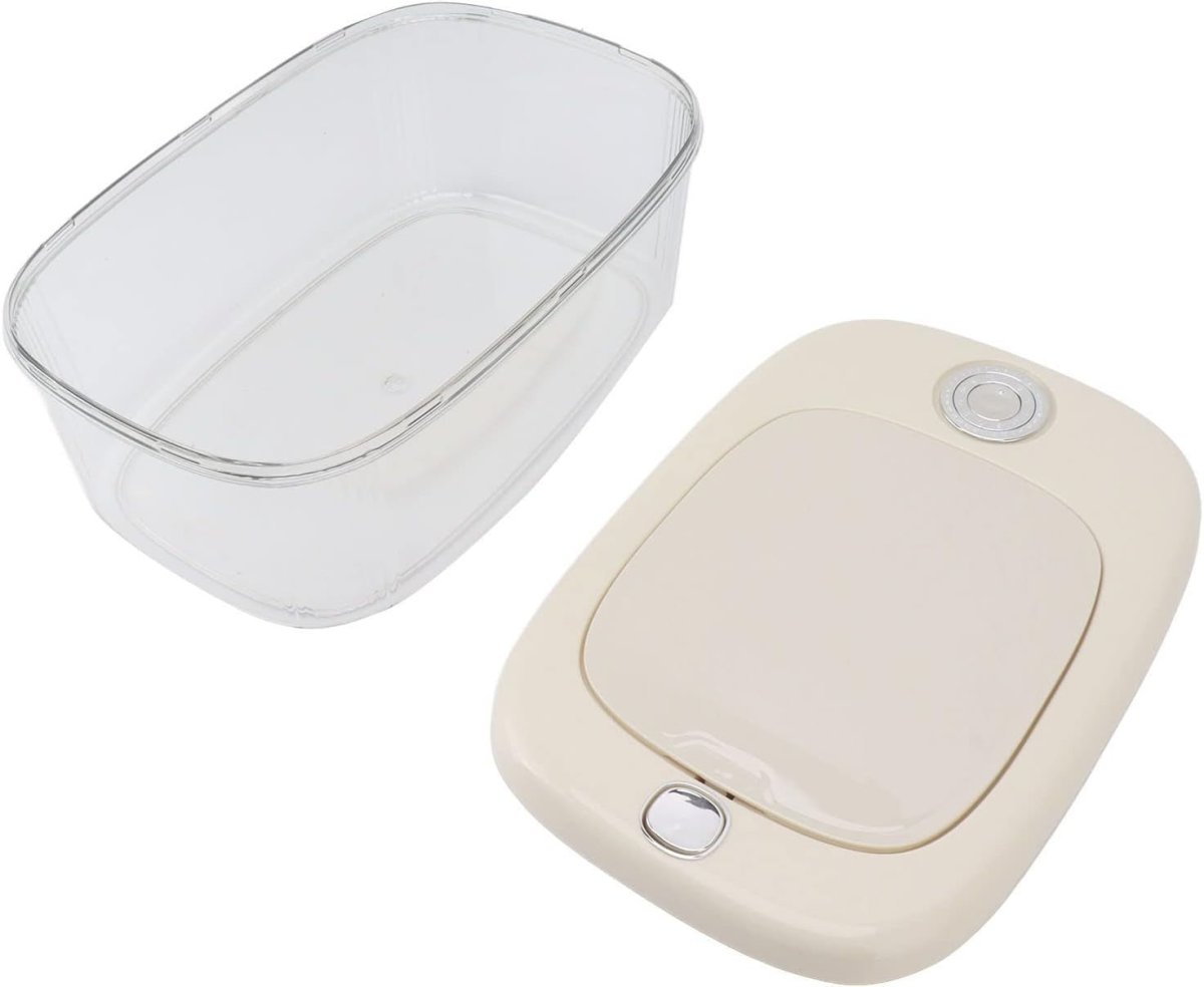 Large Transparent Rice Storage Container Airtight Grain Dog Food Bin - Kwikley