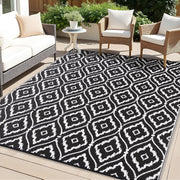 Large Waterproof Outdoor Rug 180x270cm Reversible UV Patio Garden Mat - Kwikley