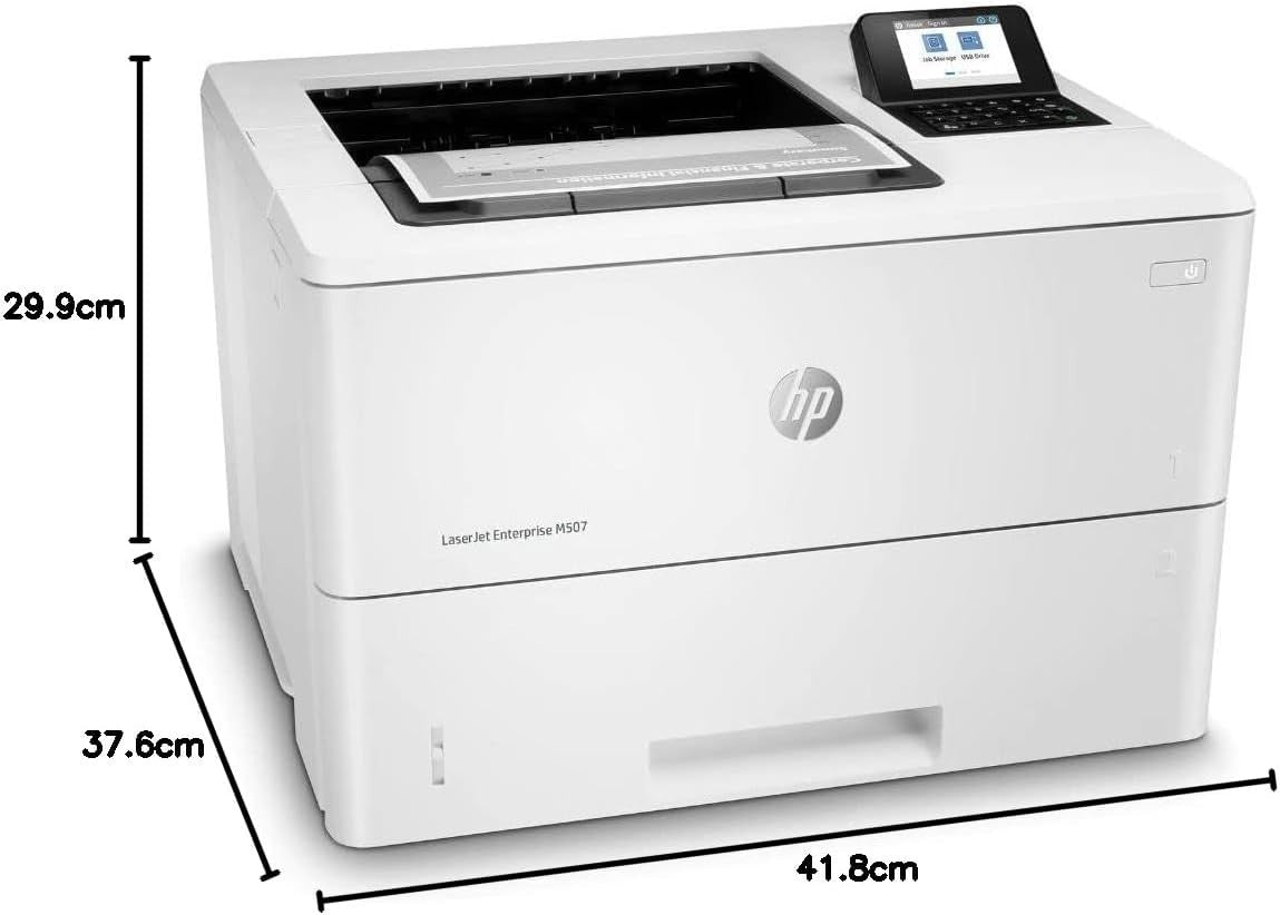 LaserJet Enterprise M507dn Mono Laser Printer | A4 | Duplex | 43 ppm - Kwikley