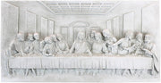 Last Supper Wall Sculpture 58cm Religious Stone Effect Plaque - Kwikley