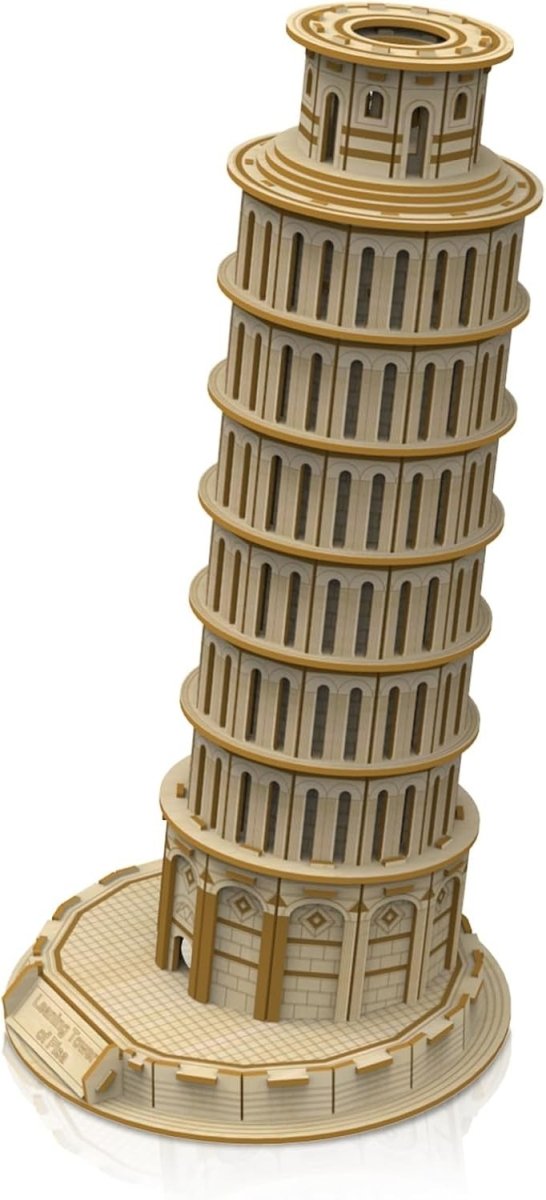Leaning Tower of Pisa 3D Wooden Puzzle DIY Architecture Model 151PCS - Kwikley
