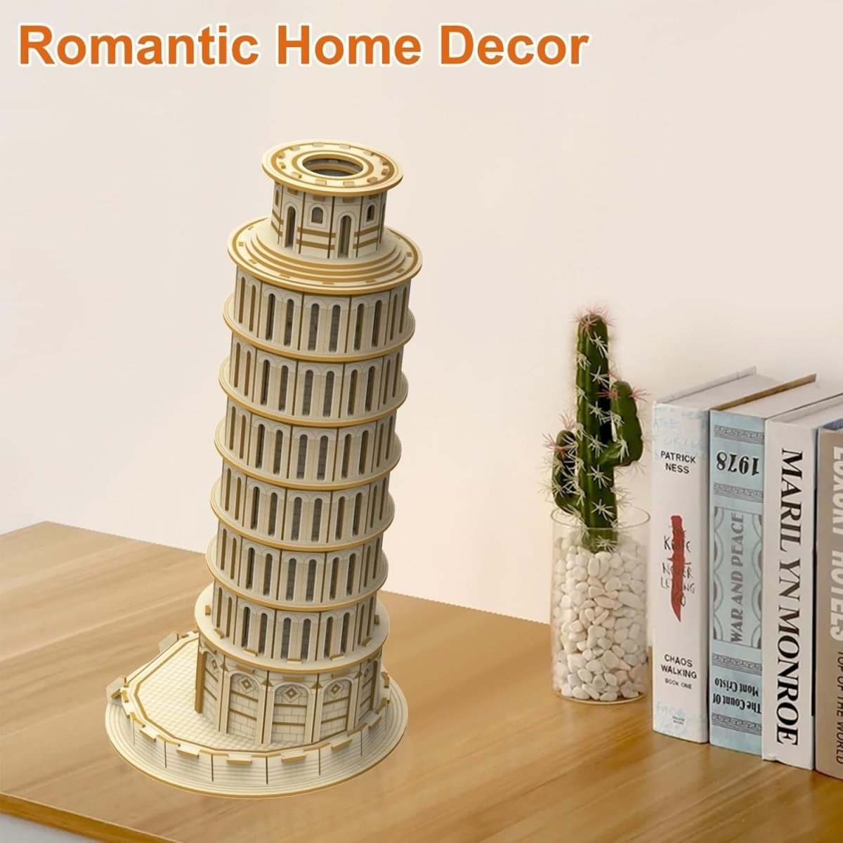 Leaning Tower of Pisa 3D Wooden Puzzle DIY Architecture Model 151PCS - Kwikley