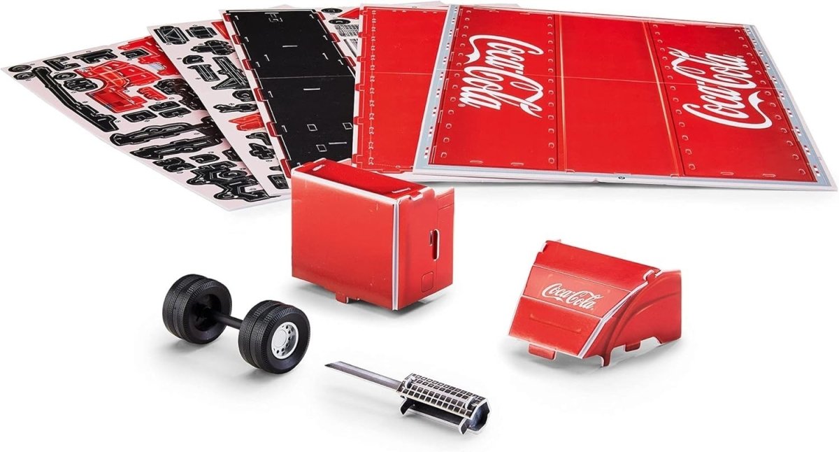 LED Coca Cola Truck 3D Puzzle Christmas Model Kit 168pc Holiday Display - Kwikley