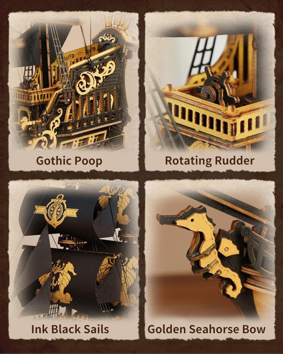 LED Eiffel Tower 3D Puzzle 216 Piece Paris Model Kit Night Edition - Kwikley