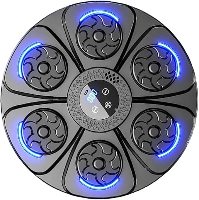 LED Music Boxing Machine Wall Mount Smart Reaction Target for Kids Adults - Kwikley