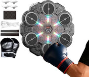LED Music Punching Pad Wall Mounted Boxing Trainer Indoor Home Workout - Kwikley
