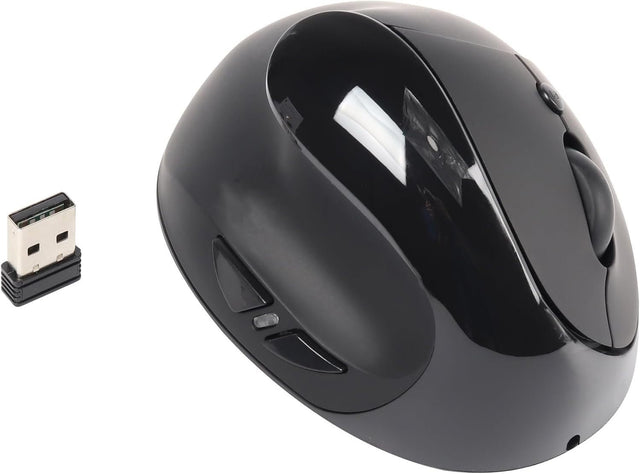Left Hand Vertical Wireless Mouse Rechargeable 1600 DPI 6 Buttons