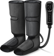 Leg & Calf Massager with Air Compression, Adjustable Straps & 3 Intensities - Kwikley
