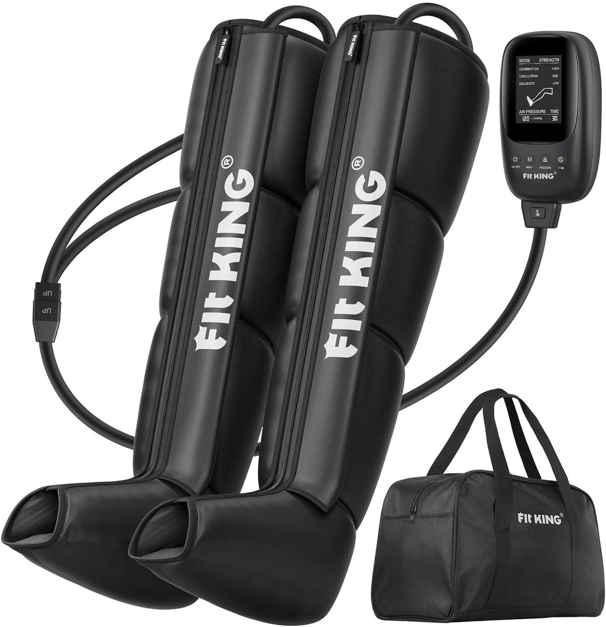 Leg Compression Boots Air Massager Pain Relief Recovery Circulation - Kwikley