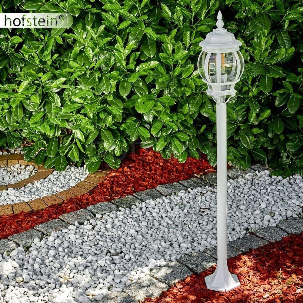 Lentua 120cm Antique White Outdoor Floor Lamp IP44 - Kwikley