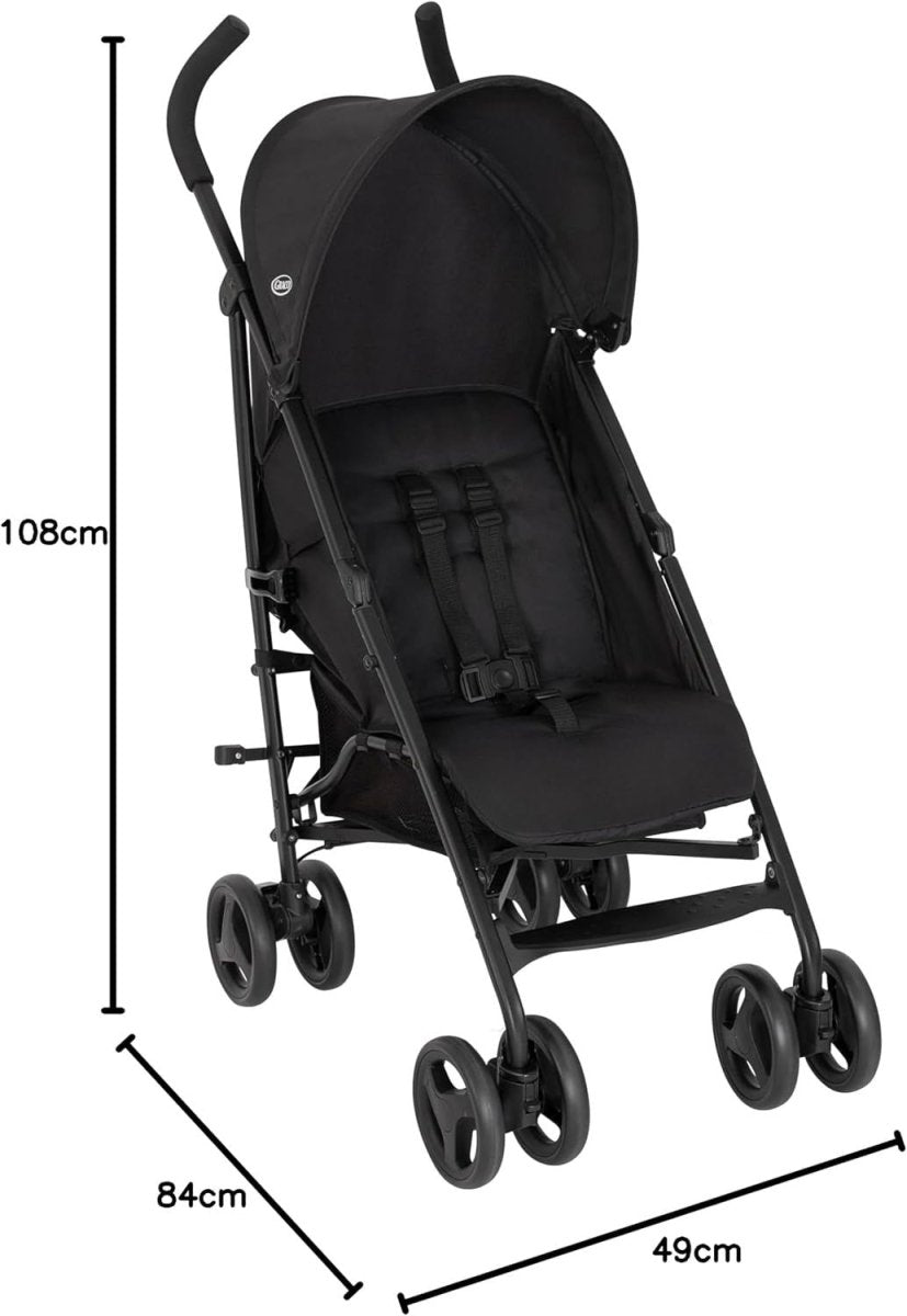 Lightweight Baby Stroller Compact Fold Pushchair from Birth to 3 Years 6.6kg - Kwikley