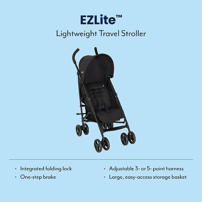 Lightweight Baby Stroller Compact Fold Pushchair from Birth to 3 Years 6.6kg - Kwikley