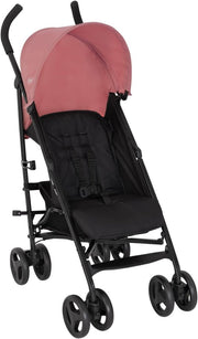 Lightweight Baby Stroller Compact Fold Pushchair from Birth to 3 Years Pink - Kwikley
