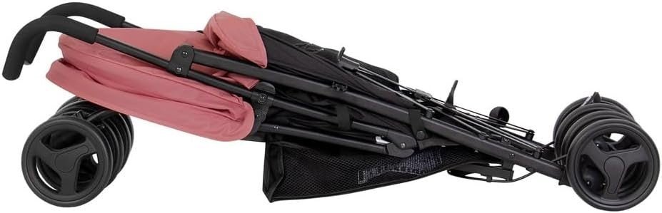 Lightweight Baby Stroller Compact Fold Pushchair from Birth to 3 Years Pink - Kwikley
