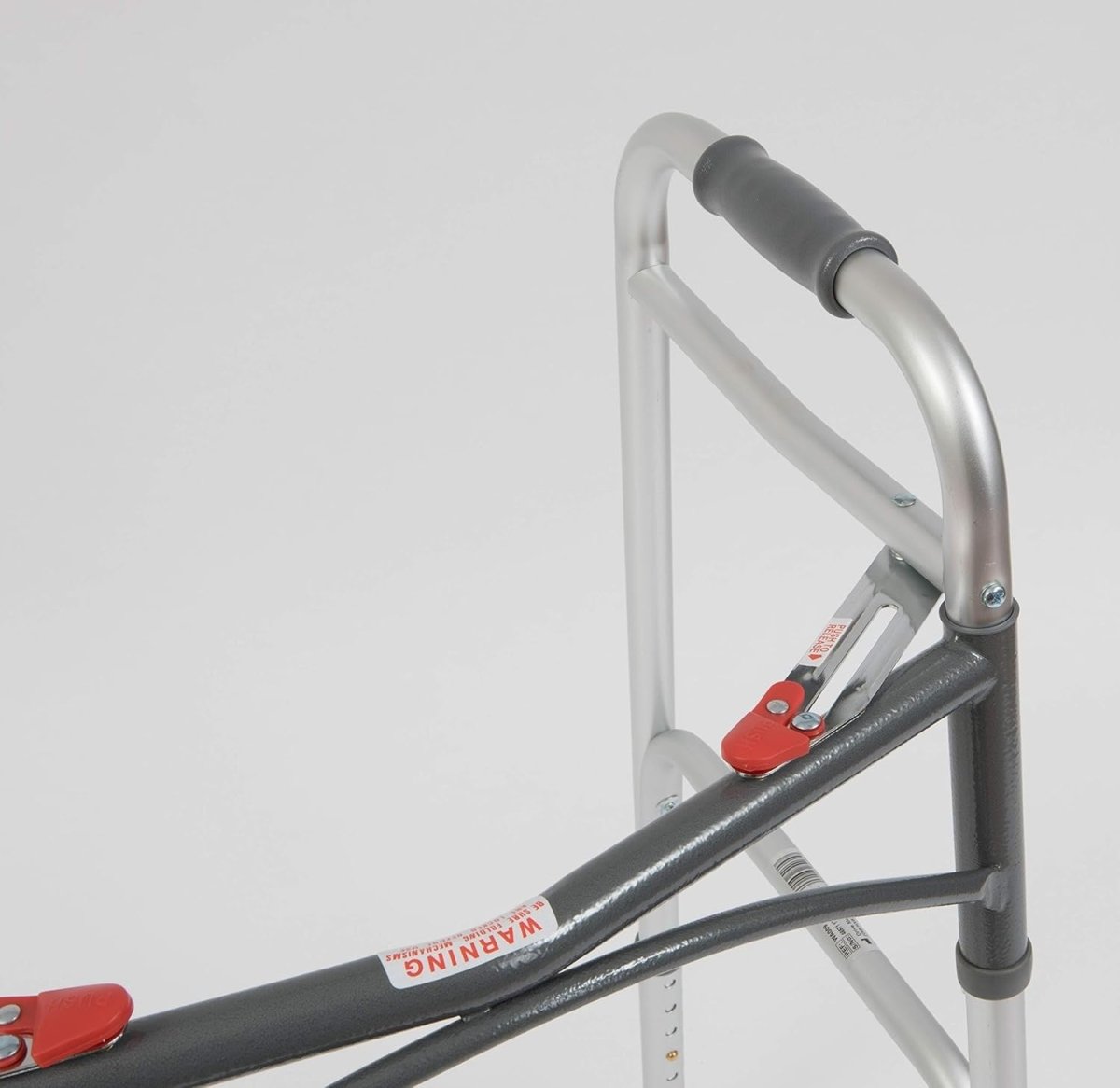 Lightweight Folding Walking Frame with Wheels Height Adjustable Mobility Aid - Kwikley