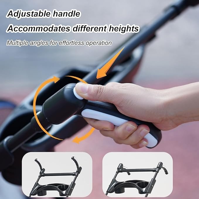 Lightweight Pet Stroller for Small Dogs Cats Folding Travel Pushchair 4 Wheel - Kwikley