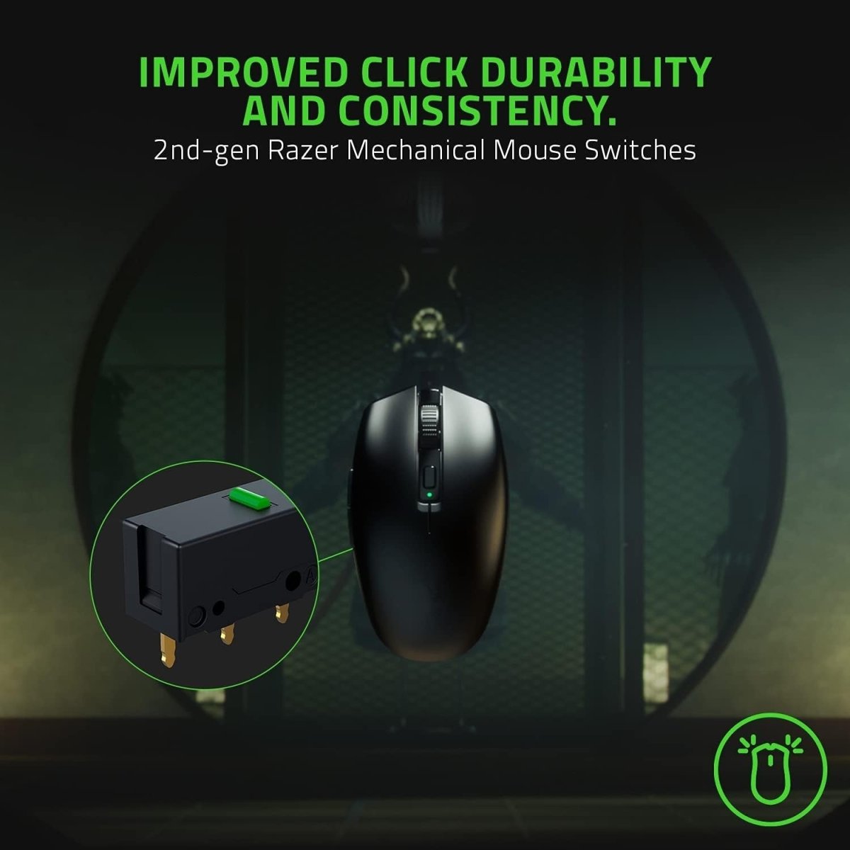 Lightweight Wireless Gaming Mouse 950H Battery 2.4G Bluetooth Black - Kwikley