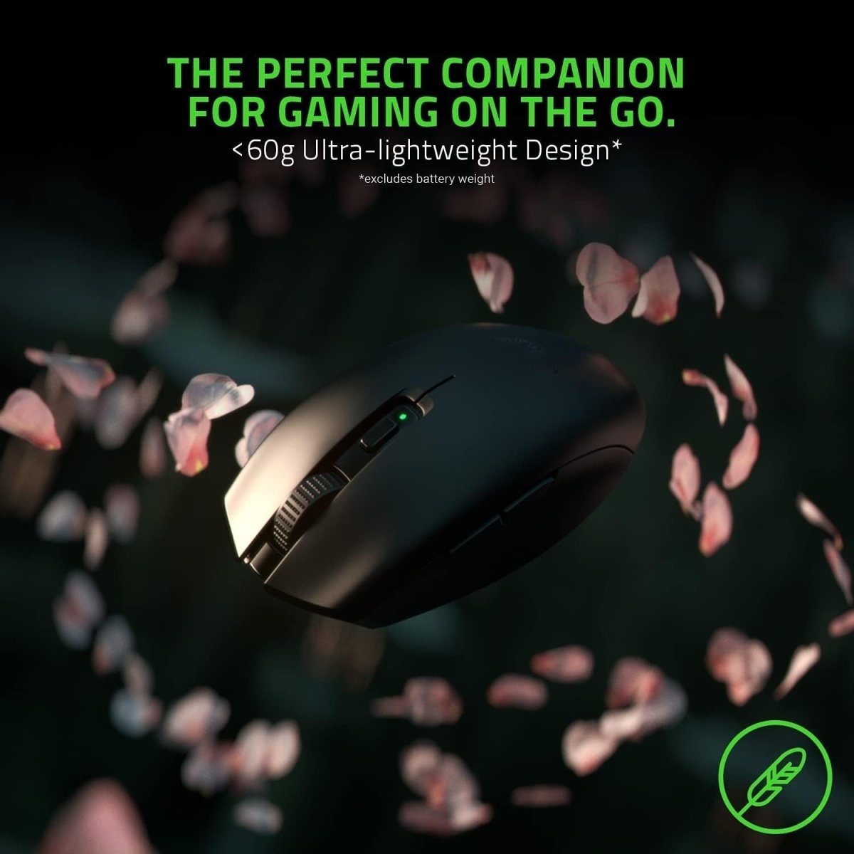 Lightweight Wireless Gaming Mouse 950H Battery 2.4G Bluetooth Black - Kwikley