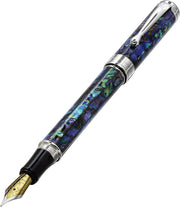 Luxury Natural Abalone Sea Shell Fountain Pen Fine Nib Refillable - Kwikley