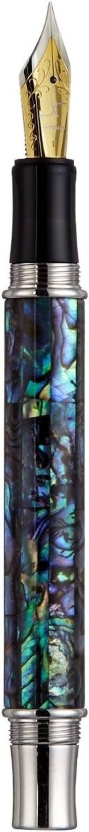 Luxury Natural Abalone Sea Shell Fountain Pen Fine Nib Refillable - Kwikley