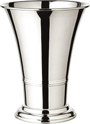 Luxury Silver Plated Flower Vase Heavy Brass Decorative Home Décor 25cm - Kwikley