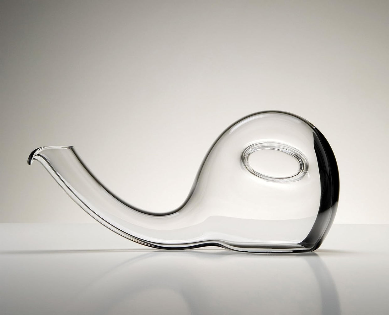 Luxury Spiral Wine Decanter Handblown Crystal Aerator 1.45L Unique Gift - Kwikley