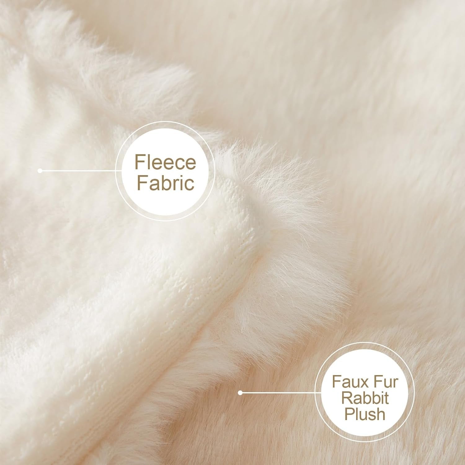Luxury Thick Plush Fleece Throw Blanket Soft Warm Sofa Bed 100x160cm - Kwikley