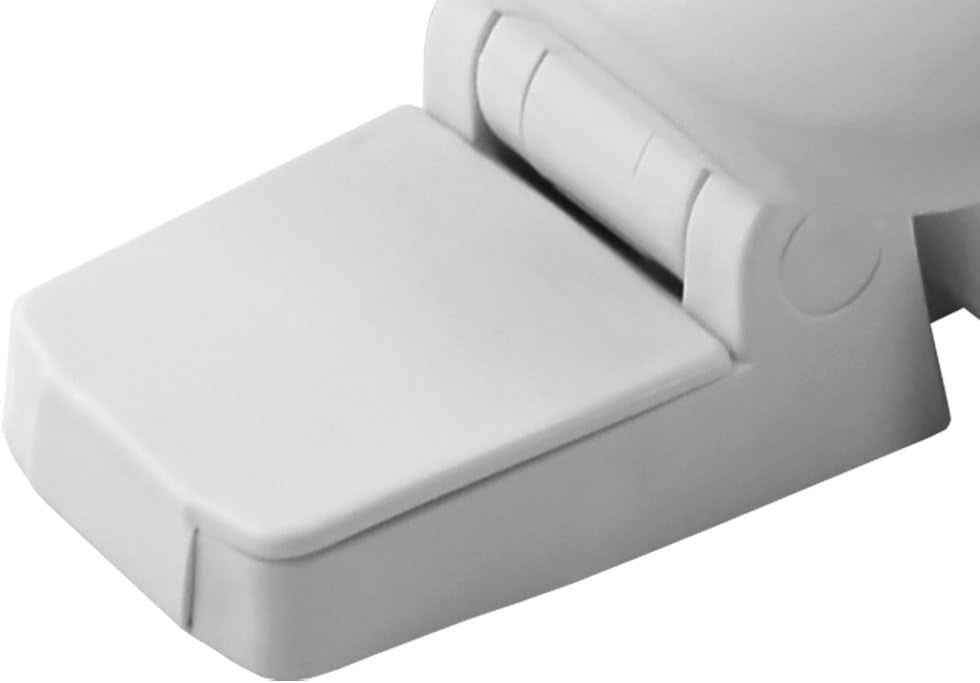 Luxury White Toilet Seat with STA - TITE™ Tight Fit & Adjustable Hinges - Kwikley
