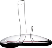 Luxury Wine Decanter Hand Blown Crystal Modern Aerating Carafe 1.16L - Kwikley