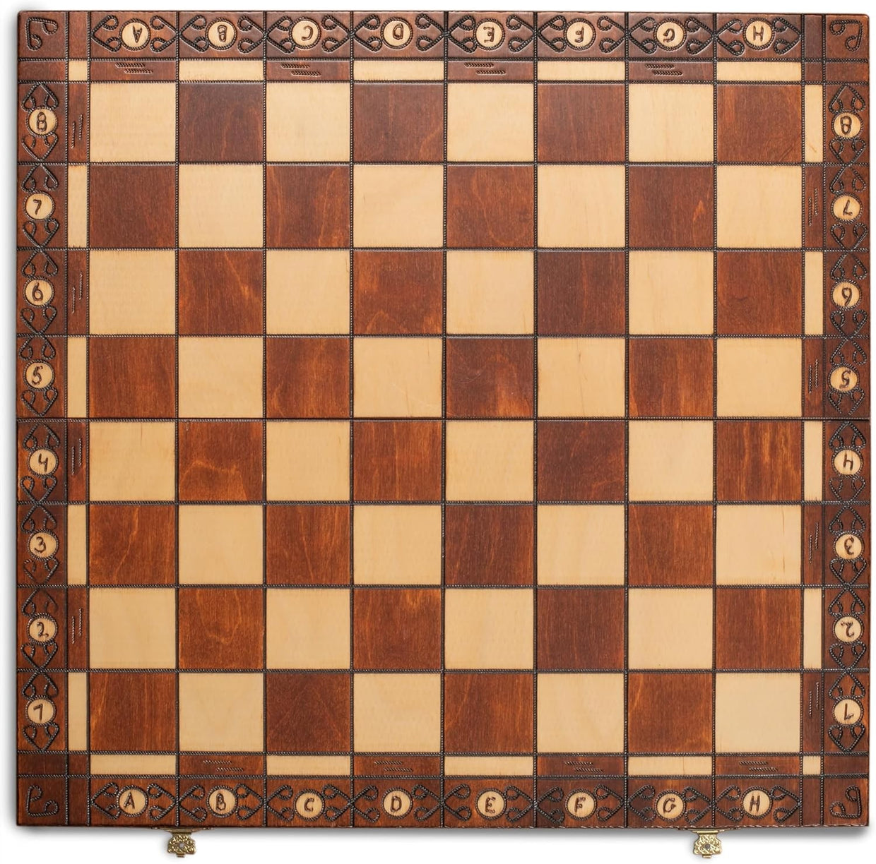Luxury Wooden Chess Set 55cm Folding Board Handcrafted Large Chess Pieces - Kwikley