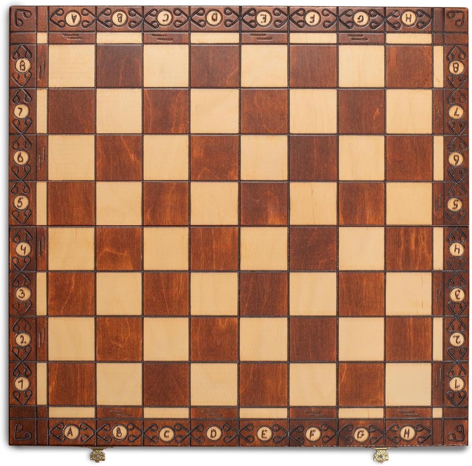 Luxury Wooden Chess Set 55cm Folding Board Handcrafted Large Chess Pieces - Kwikley