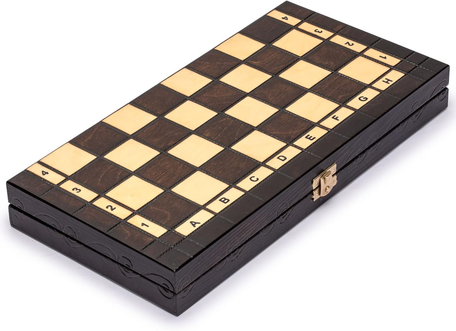 Luxury Wooden Chess Set Medium Size • Handcrafted Pieces • Folding Board Gift - Kwikley