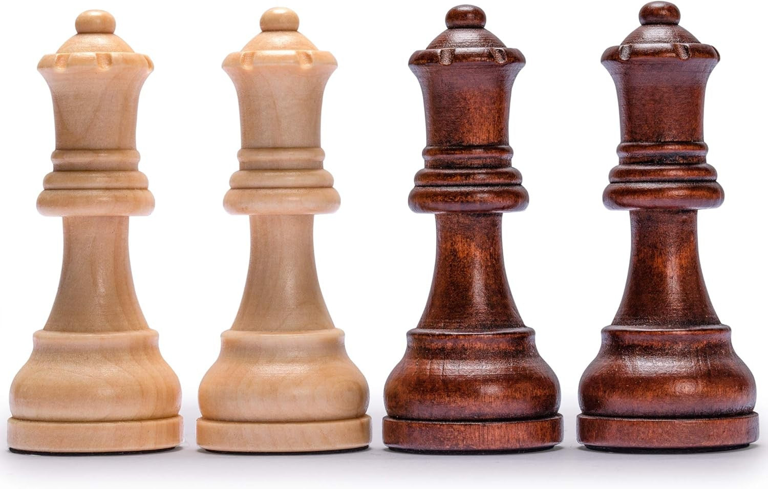 Luxury Wooden Staunton Chess Set 99mm Kings Large 35cm Folding Board - Kwikley