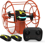 M17 Mini Drone Dual Mode RC Quadcopter with Protective Cover for Beginners - Kwikley