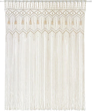 Macrame Wall Hanging Curtain 52x71" Boho Window Decor - Kwikley