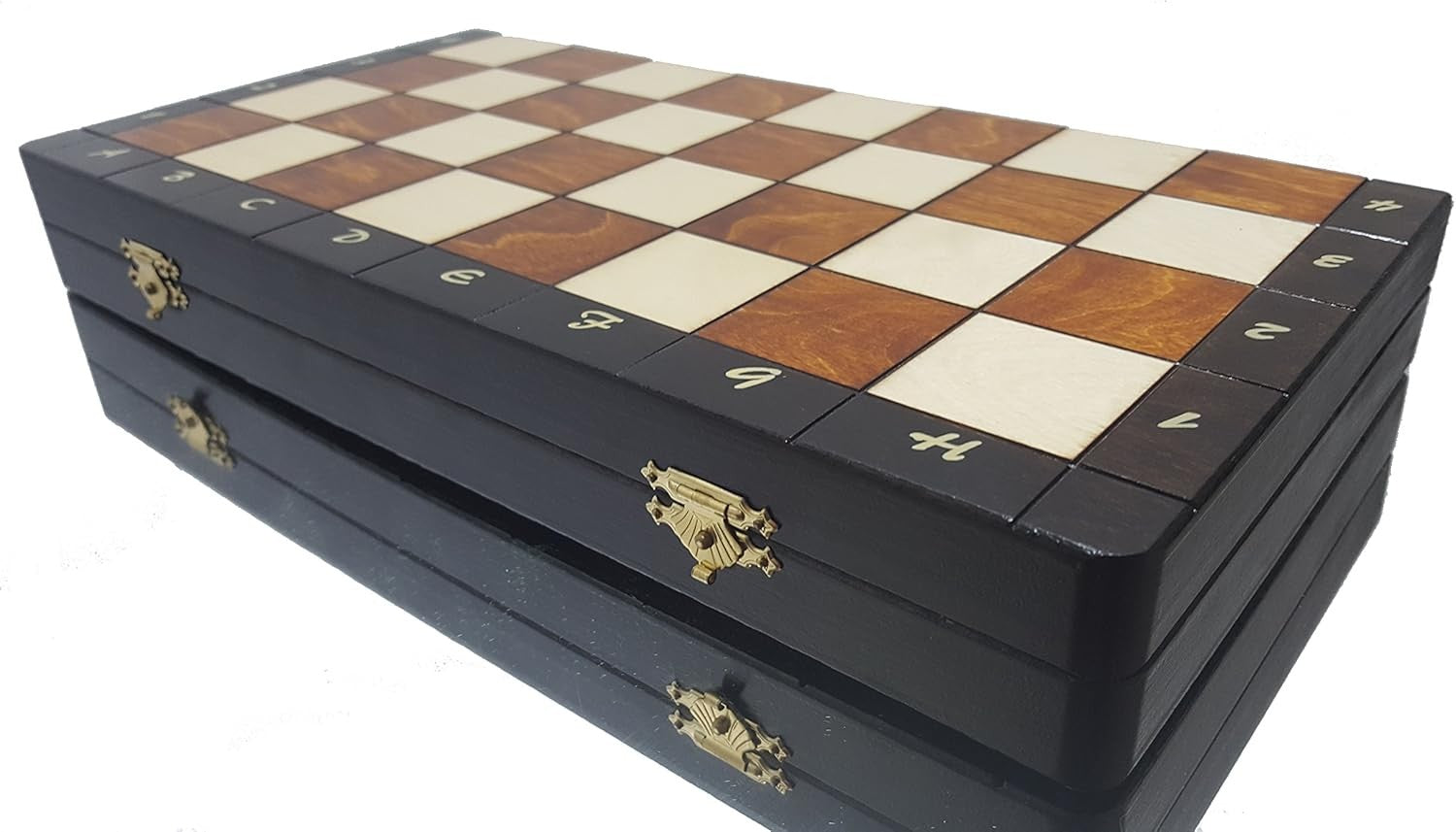 Magnetic 35cm Wooden Chess Set | Portable Travel Board | Handcrafted Luxury Game - Kwikley