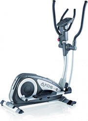 Magnetic Cross Trainer Full Body Workout, 8 Resistance Levels, Pulse Monitor - Kwikley
