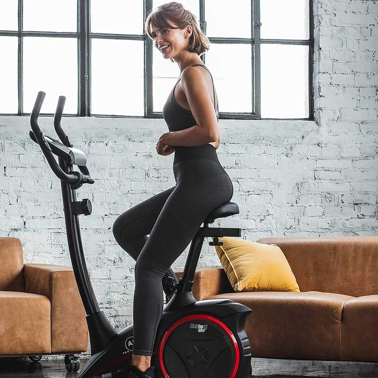 Magnetic Exercise Bike 8 - Level Resistance Adjustable Indoor Fitness Trainer - Kwikley