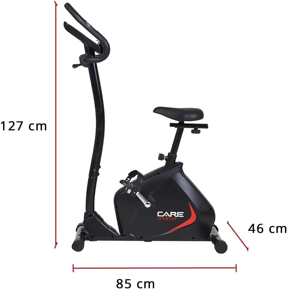 Magnetic Exercise Bike w/ 21 Programs, LCD Monitor, 16 Resistance Levels - Kwikley