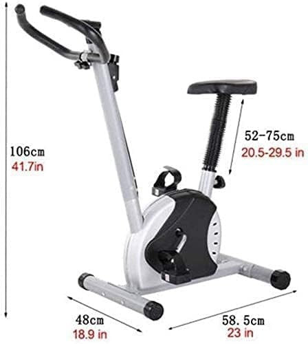 Magnetic Exercise Bike w/ LED Display, Silent Belt Drive & Adjustable Seat - Kwikley