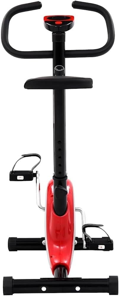 Magnetic Home Exercise Bike w/ LCD Monitor, Adjustable Seat & 120kg Capacity - Kwikley