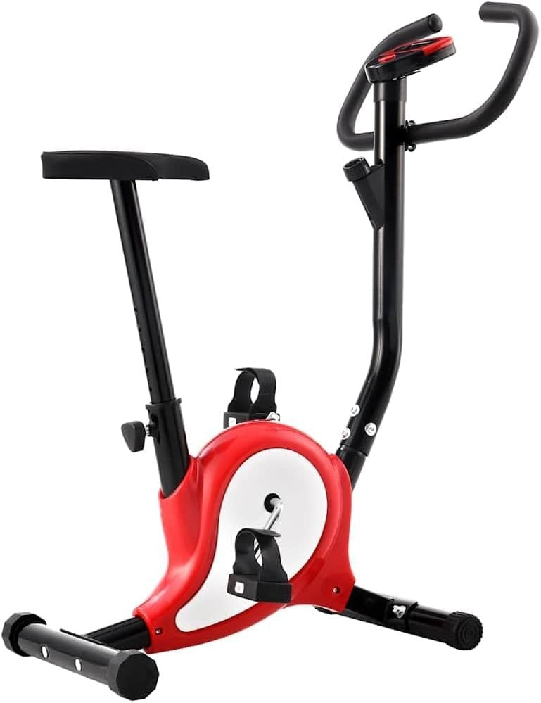 Magnetic Home Exercise Bike w/ LCD Monitor, Adjustable Seat & 120kg Capacity - Kwikley
