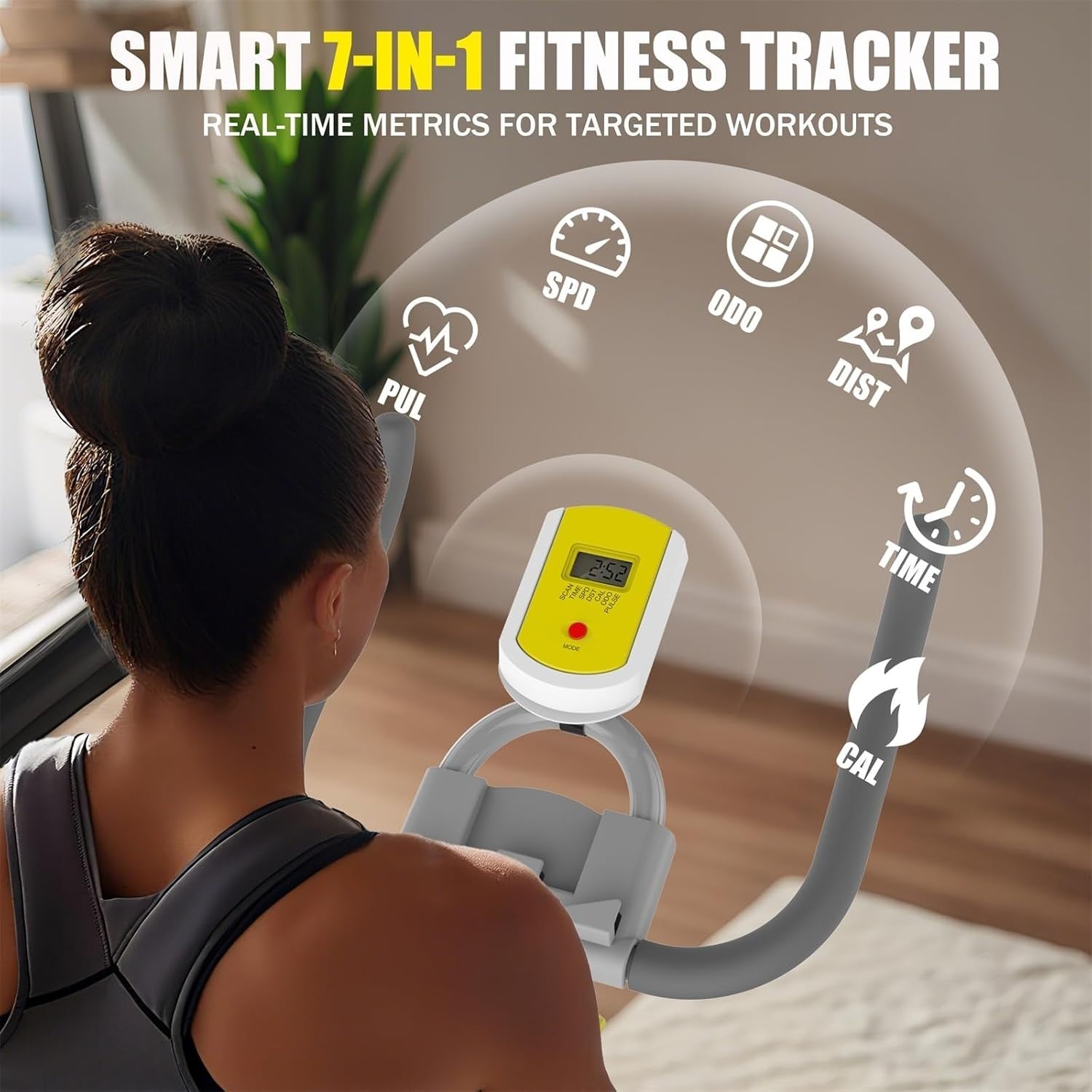 Magnetic Indoor Exercise Bike w/ 30lb Flywheel, LCD Monitor & 330lb Capacity - Kwikley
