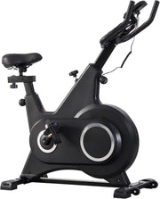 Magnetic Indoor Exercise Bike w/ LCD Monitor, Phone Holder & Adjustable Seat - Kwikley