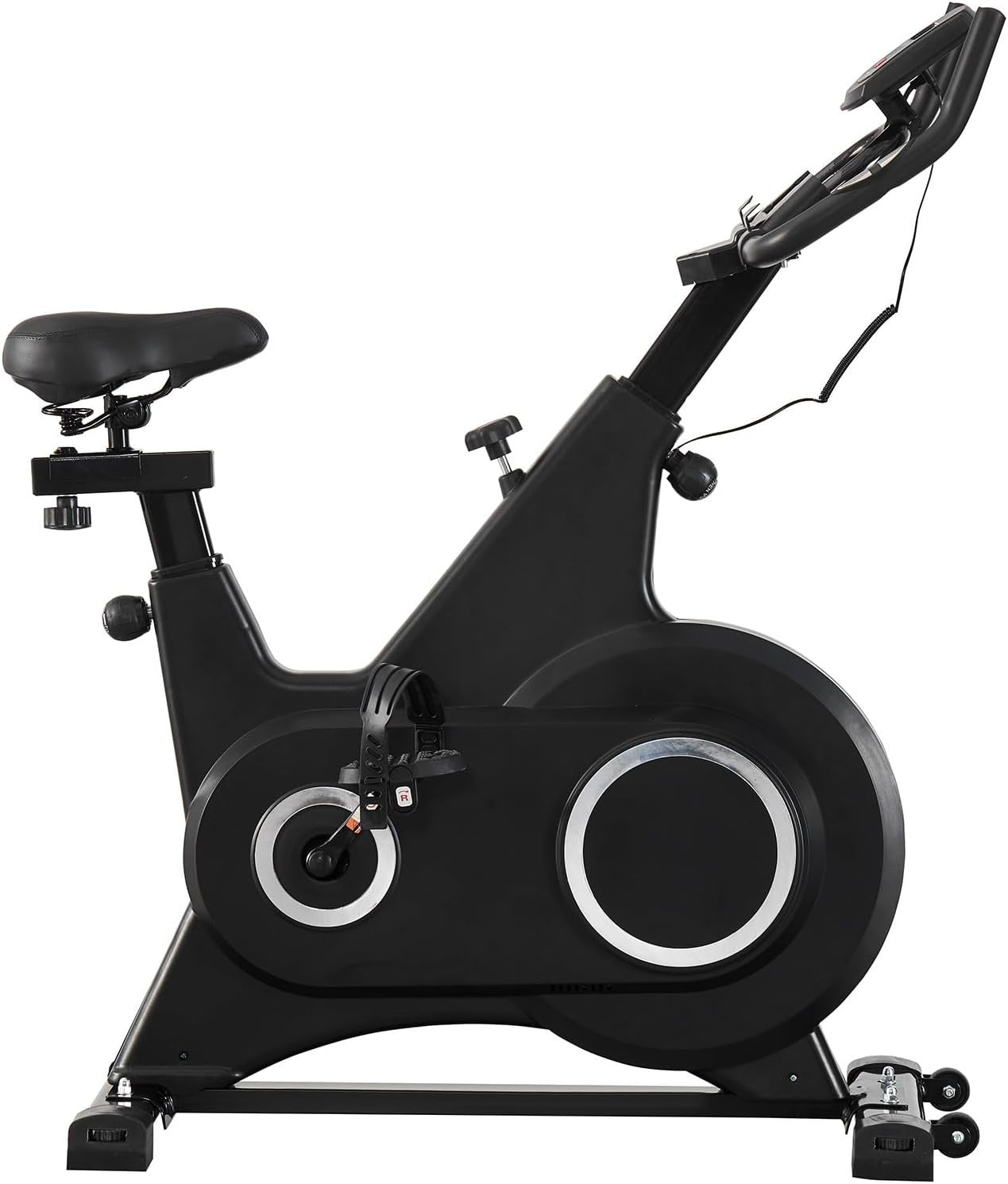 Magnetic Indoor Exercise Bike w/ LCD Monitor, Phone Holder & Adjustable Seat - Kwikley