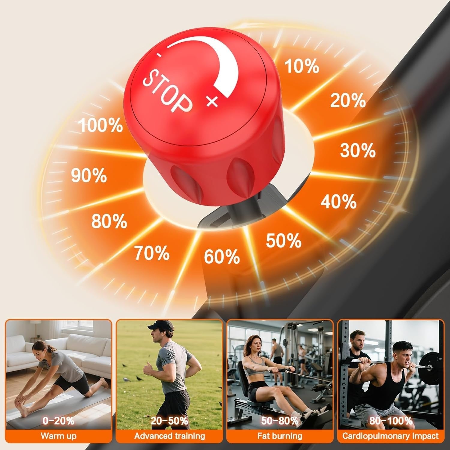 Magnetic Indoor Spin Bike w/ APP, LCD Monitor, Quiet Belt Drive Adjustable Seat - Kwikley