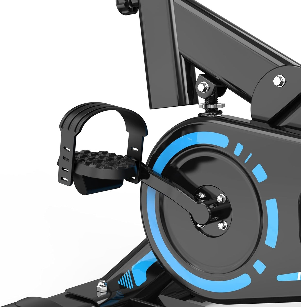 Magnetic Indoor Spin Bike w/ LCD Monitor, Tablet Holder & Heavy Flywheel - Kwikley