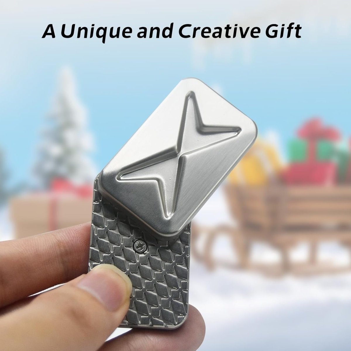 Magnetic Metal Fidget Slider Brick Style Click Stress Relief EDC Toy - Kwikley