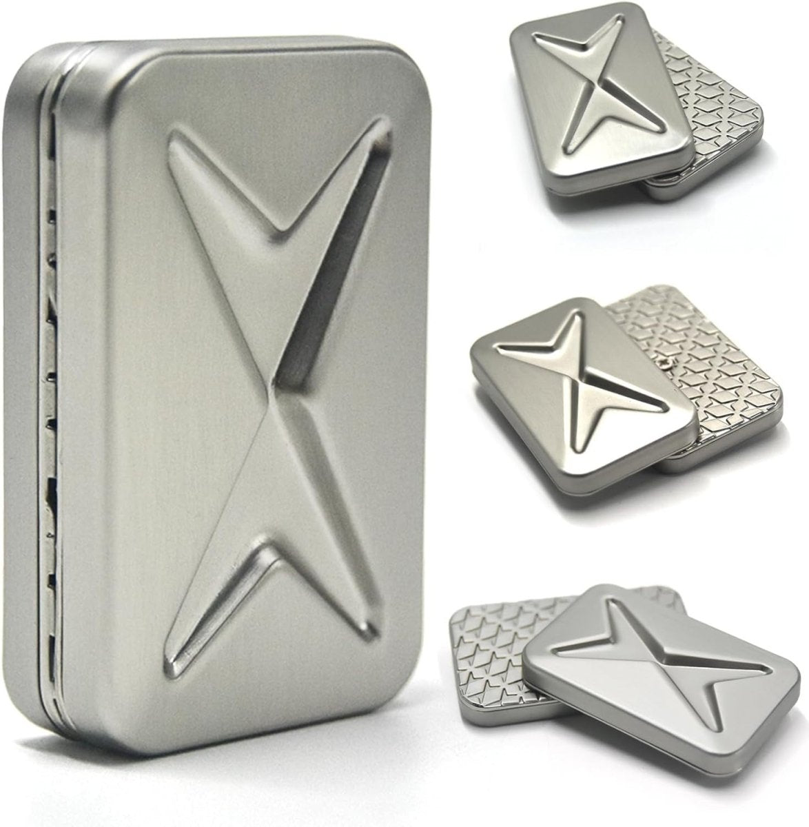 Magnetic Metal Fidget Slider Brick Style Click Stress Relief EDC Toy - Kwikley