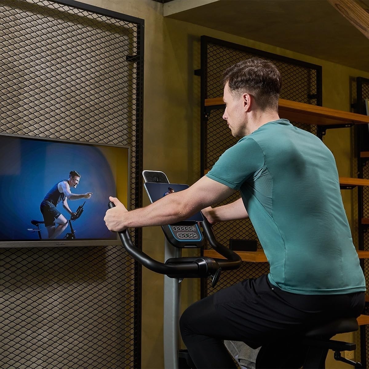 Magnetic Paros 3 Home Exercise Bike 20 - Level Resistance Bluetooth LCD Trainer - Kwikley
